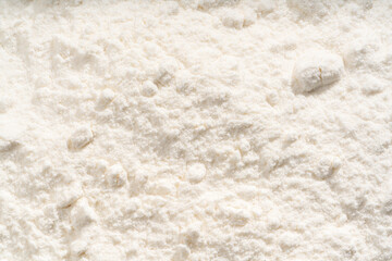 Fototapeta na wymiar Detailed and large close up shot of wheat flour.