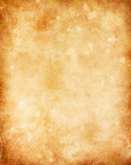 Old empty vintage background made of rough yellowed paper