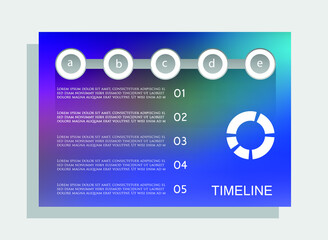Elements for business data visualization, Modern infographic design, vector set templates