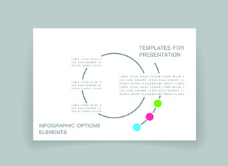 Elements for business data visualization, Modern infographic design, vector set templates