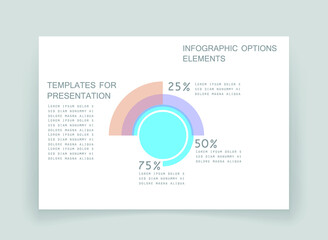 Elements for business data visualization, Modern infographic design, vector set templates