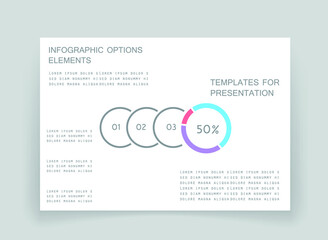 Elements for business data visualization, Modern infographic design, vector set templates