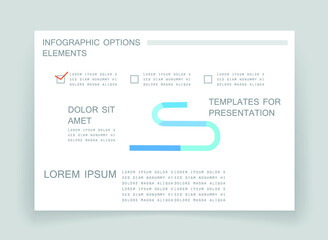 Elements for business data visualization, Modern infographic design, vector set templates