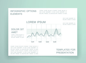 Elements for business data visualization, Modern infographic design, vector set templates