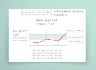 Elements for business data visualization, Modern infographic design, vector set templates