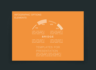 Elements for business data visualization, Modern infographic design, vector set templates