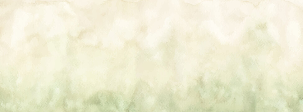 Abstract light green watercolor stains for background