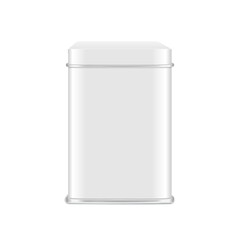 3d container for tea or coffee isolated on a white background