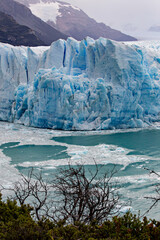 Ice cave view at Perito Moreno Glacier in Los Glaciers National park, Patagonia Argentina, Santa Cruz Province, Argentina
