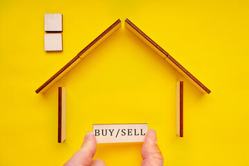 Fototapeta na wymiar Conceptual image of real estate market. Home