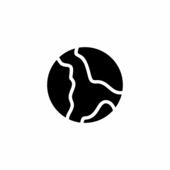 Earth icon in vector. Logotype