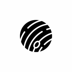 Neptune icon in vector. Logotype