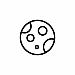 Planet icon in vector. Logotype