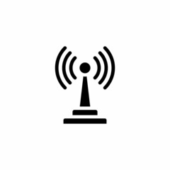 Antenna icon in vector. Logotype