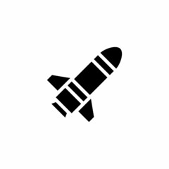 Rocket icon in vector. Logotype