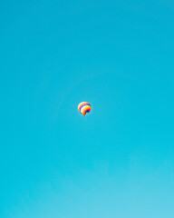 Balloon ride at sunrise over the clouds in the Canyons region of Praia Grande Santa Catarina Brazil