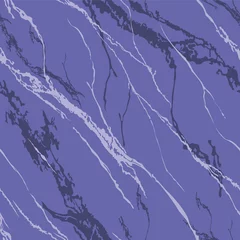Photo sur Plexiglas Pantone 2022 very peri Modèle sans couture de vecteur de texture de marbre. Couleur de l& 39 année 2022 - très péri 17-3938 pantone.