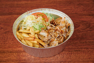 thai noodle soup with chicken