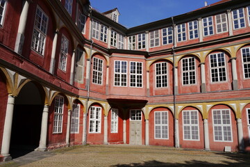 Fototapeta na wymiar Innenhof Schloss Wolfenbüttel