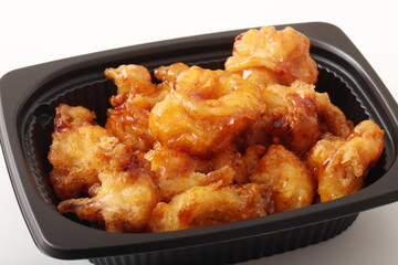 ヤリイカの唐揚げ　(四川風)