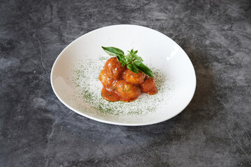 a mediterranean food healthy composed design