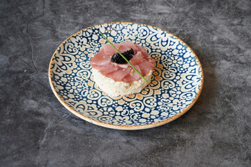 a mediterranean food healthy composed design