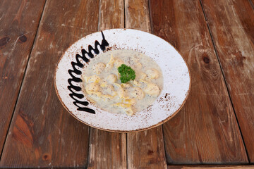 a italian food healthy composed design