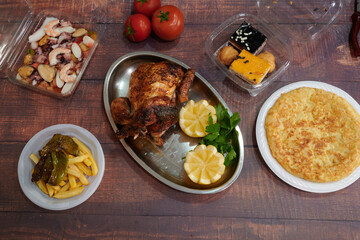 a mediterranean food healthy composed design delivery just eats uber deliveroo