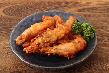 甘海老の唐揚げ