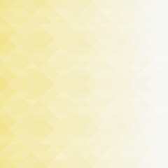 Fototapeta premium Abstract beige low-polygons generative background, illustration. Triangular pixelation.