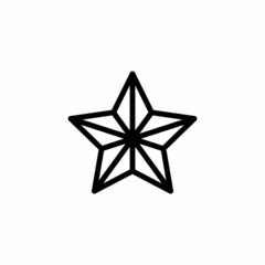 Christies Star icon in vector. Logotype