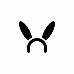 Bunny Ears icon in vector. Logotype