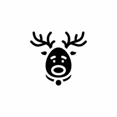 Deer icon in vector. Logotype