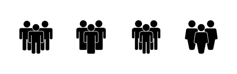 people icons set. person sign and symbol. User Icon vector