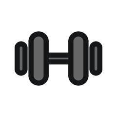 GYM fitness vector line for web, presentation, logo, Icon Symbol.