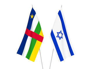 Central African Republic and Israel flags