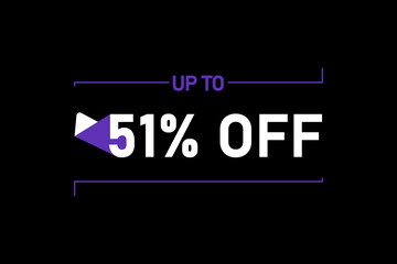 Up to 51% off, Up to 51% Discount, label sign up to 51% off, Banner Add, Special Offer add