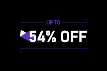 Up to 54% off, Up to 54% Discount, label sign up to 50% off, Banner Add, Special Offer add