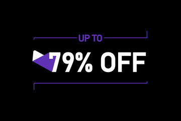 Up to 79% off, Up to 79% Discount, label sign up to 79% off, Banner Add, Special Offer add