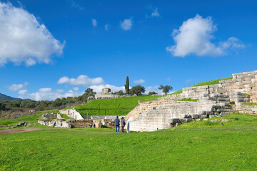 Ancient Greece. Ancient Messene, one of the most important cities of antiquity. Kalamata, Greece