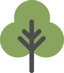 Tree icon cute logo design