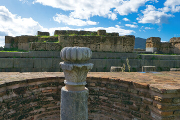 Ancient Greece. Ancient Messene, one of the most important cities of antiquity. Kalamata, Greece