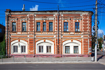 The ensemble of houses of the breeder M.M. Fisher, (late 19th - early 20th centuries). Moscowskaya Street, 18 Kaluga. Russia