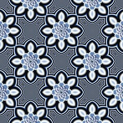 Blue  texture with a seamless pattern..Universal delicate background for graphic design.