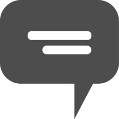 Chat and Speech Bubble icon