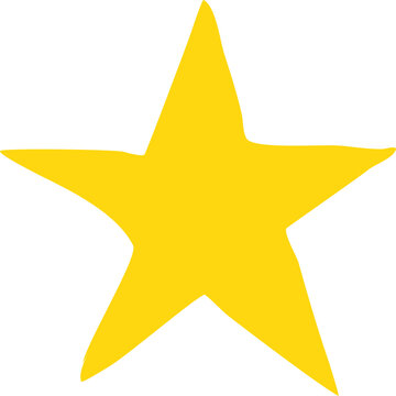 star hand draw icon