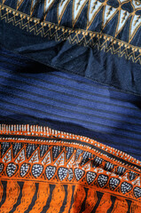 batik and lurik textures