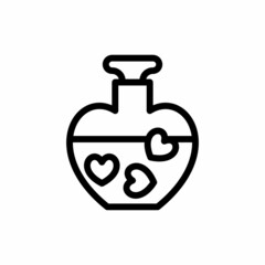 Love Poison icon in vector. Logotype