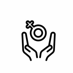 Woman Care icon in vector. Logotype