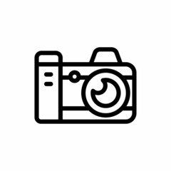Camera icon in vector. Logotype